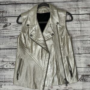 Karl Lagerfeld Leather Vest‎ Sz. M